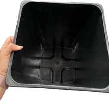 Load image into Gallery viewer, 24L Square Bucket (40cm deep) Black