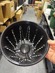 Spiral (anti-spiral) Pot Black 190mm