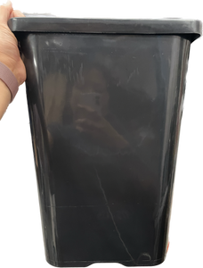 24L Square Bucket (40cm deep) Black