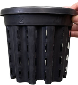 2L Vaso Anti-spiral Pot Black (no. 2)