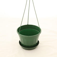 Load image into Gallery viewer, Hanging Pot with Saucer Green (170mm)
